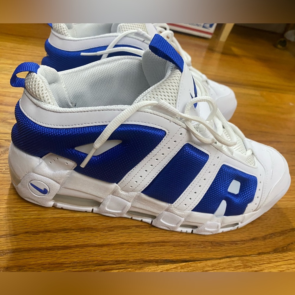 Nike Air More Uptempo "White/Hyper Royal/Psychic Blue"
